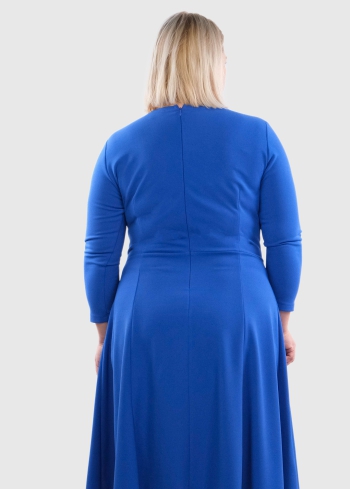 Giusi Lielo izmēru zila vakarkleita - back