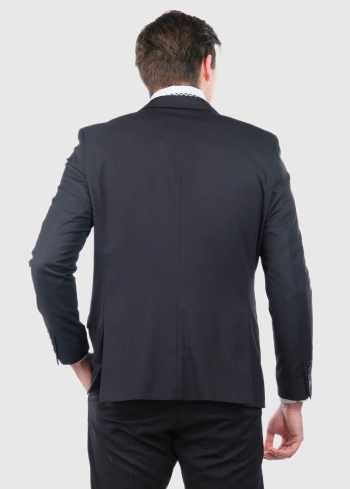 Eliy melns pieguļošais uzvalks - back