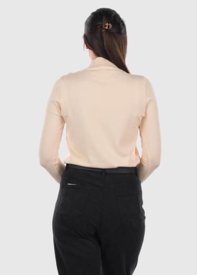 Esita bēša sieviešu bītlene - back