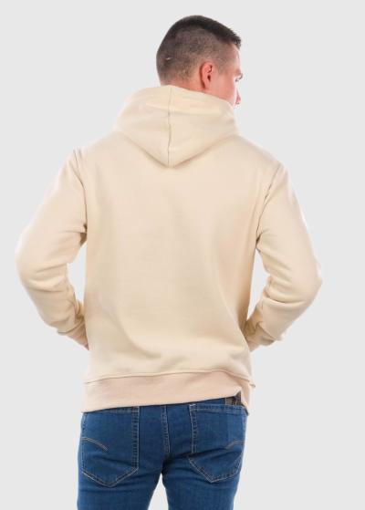 Elvin bēšs vīriešu hūdijs - back