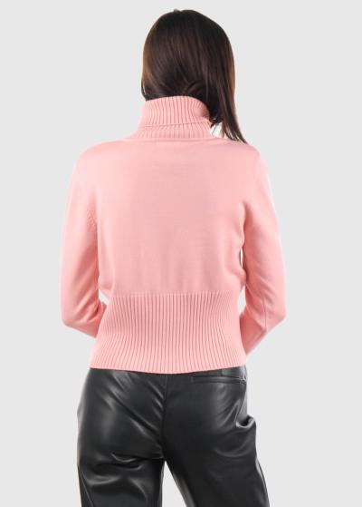 Haley rozā silta bītlene - back