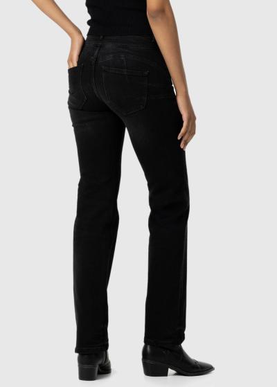Melni sieviešu džinsi - back