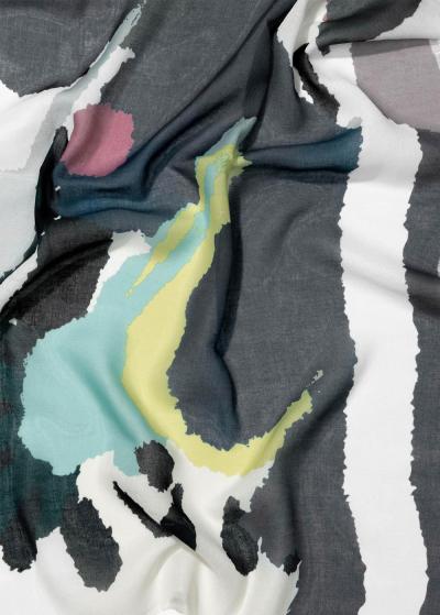 Daudzkrāsaina sieviešu šalle - back