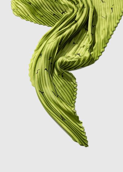 Zaļš sieviešu lakats  - back