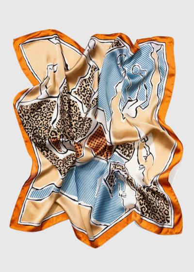 Daudzkrāsains sieviešu lakats  - back