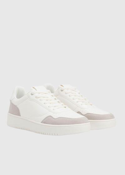 Balti vīriešu apavi - back