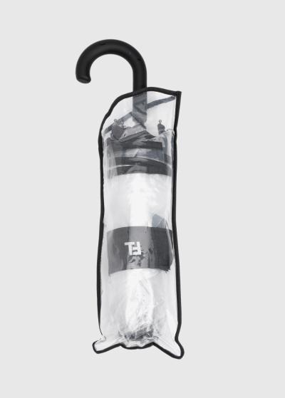 Caurspīdīgs lietussargs - back