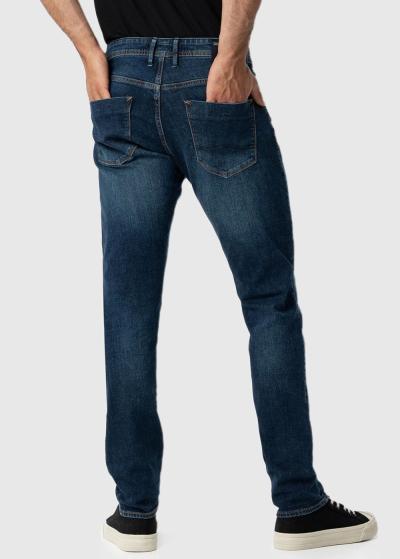 Regular Fit tumši zili vīriešu džinsi - back
