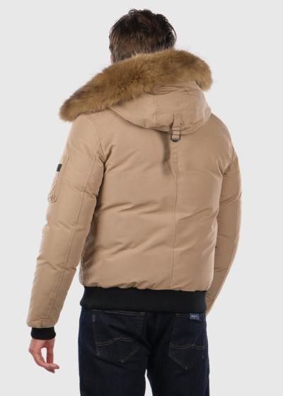 Elan bēša īsa jaka - back