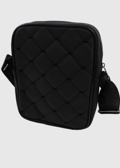 Icon melna vīriešu soma - back