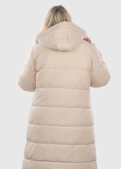 Imara Lielo izmēru bēša jaka ar kapuci - back