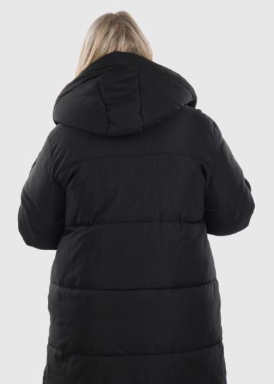 Iola Lielo izmēru melna sieviešu jaka  - back