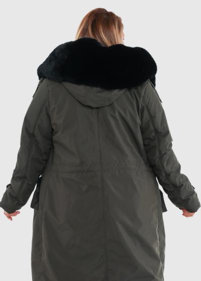 Inari Lielo izmēru haki jaka - back