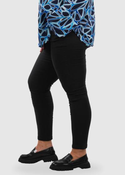 Jala Lielo izmēru melnas bikses ar siltinājumu - back