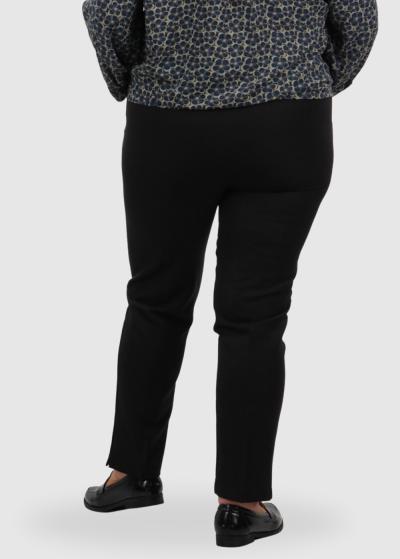 Julieta Lielo izmēru melnas sieviešu bikses - back