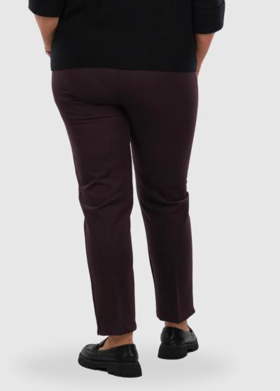 Jazeera Lielo izmēru bordo bikses ar kabatām - back