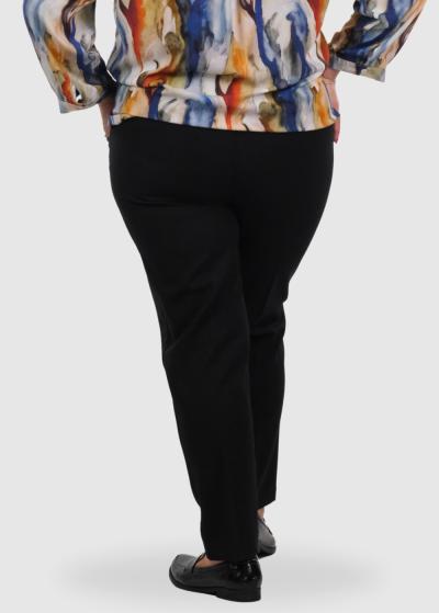 Jolina Classic Lielo izmēru melnas bikses - back