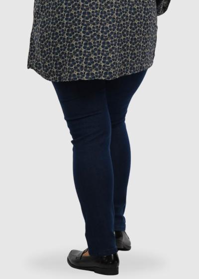 Jenny Lielo izmēru tumši zili džinsi ar siltinājumu - back