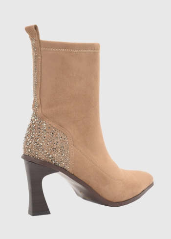 AZAREY bēši zābaki ar spīguļiem - back