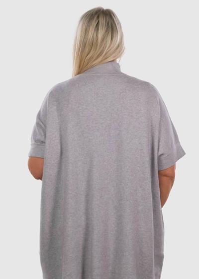 Jane Lielo izmēru pelēks kardigans - back