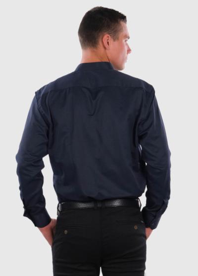 Fadey tumši zils klasiskais krekls - back