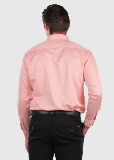 Ferris gaiši rozā klasiskais vīriešu krekls - back