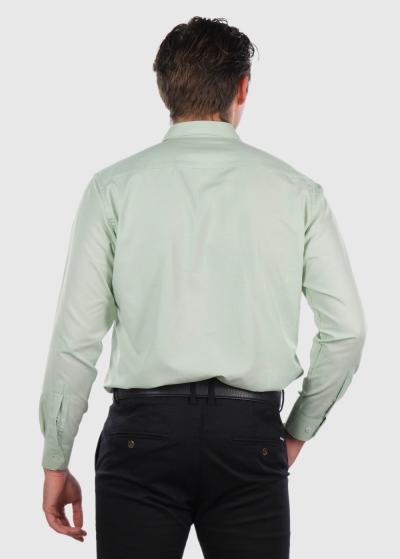 Ferris gaiši zaļš klasiskais vīriešu krekls - back