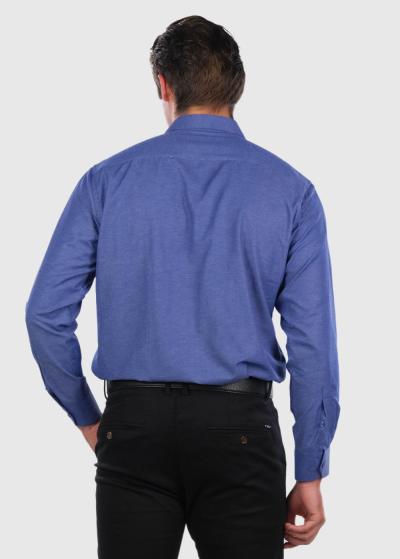 Firas zils klasiskais krekls - back