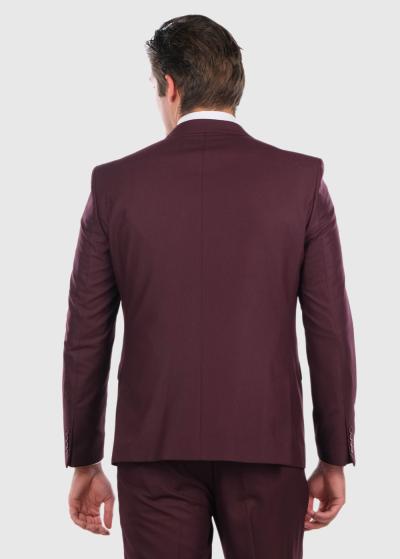 General bordo pieguļošais uzvalks - back