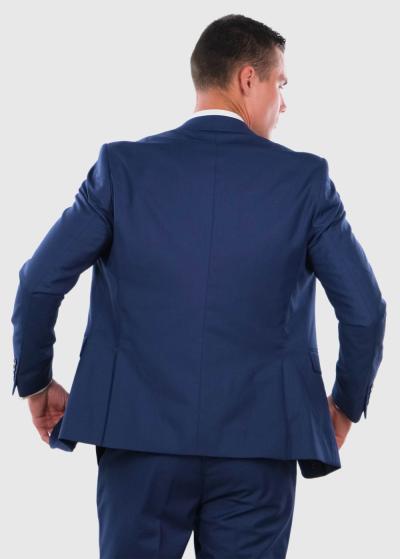 Gamil zils pieguļošais uzvalks - back