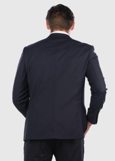 Graham tumši zils pieguļošais uzvalks - back