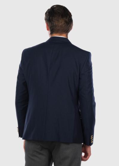 Grent tumši zila vīriešu žakete - back