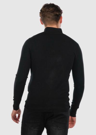 Giovanni melns džemperis ar rāvējslēdzēju - back