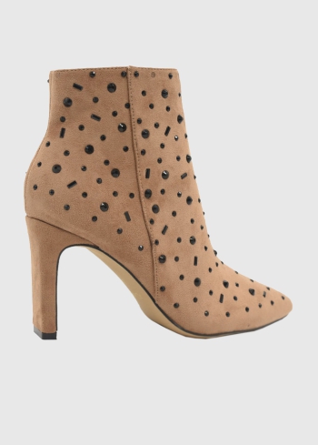 AZAREY bēši zābaki ar spīguļiem - back