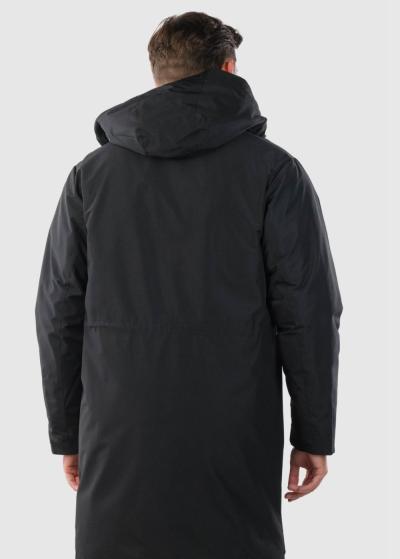 Larsen melna vīriešu gara jaka - back