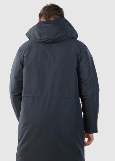 Larsen pelēka vīriešu gara jaka - back