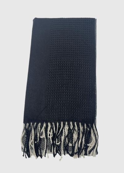 Kaoru melna sieviešu šalle - back