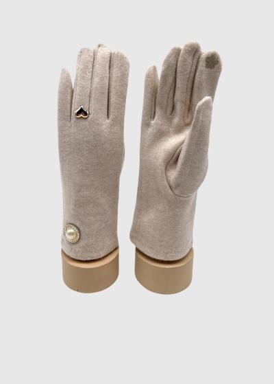 Kira bēši sieviešu cimdi - back