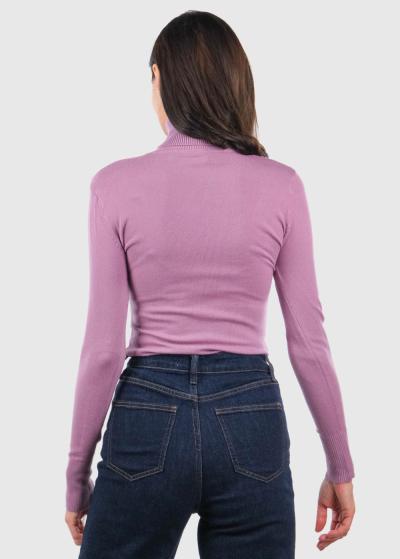 Perla gaiši violeta sieviešu bītlene - back