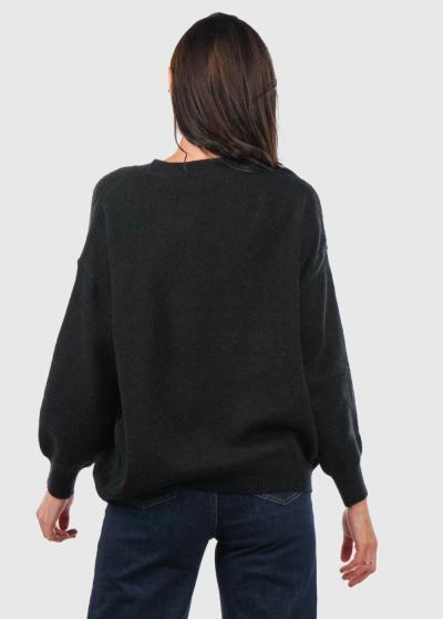 Liandra melns džemperis - back