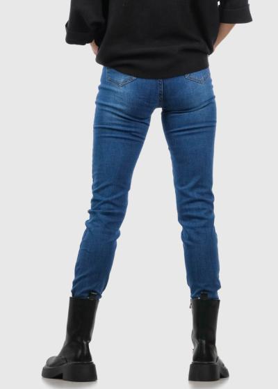 Landelina zili sieviešu džinsi - back