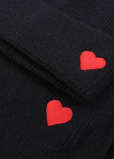 Hope melna šalle un cepure ar sirsiņām - back