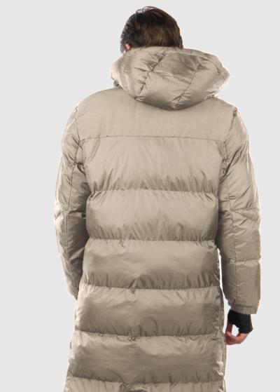 Elcan bēša vīriešu ziemas jaka - back