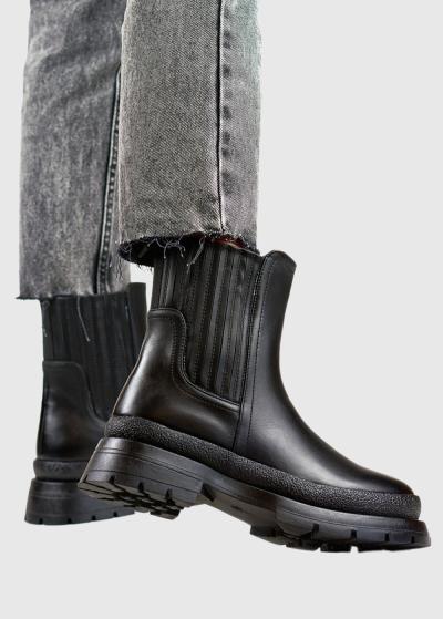 Zehra melna sieviešu zābaki - back