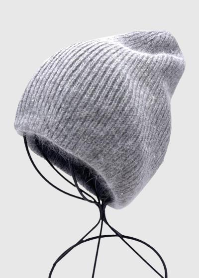 Kimba pelēka sieviešu cepure - back