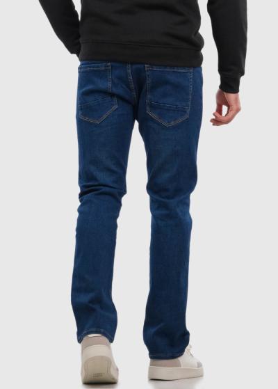 Zili klasiski džinsi - back