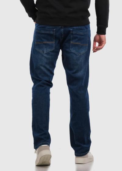 Zili klasiski džinsi - back