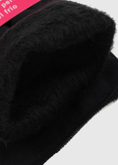 Yona melnas sieviešu siltas zeķes - back
