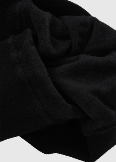 Yuuka Lielo izmēru melnas siltas zeķubikses - back