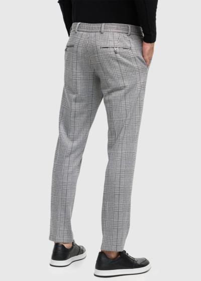 Tomie pelēkas vīriešu bikses - back